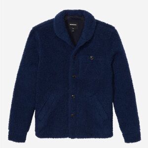 Bonobos Deep Blue Sherpa Jacket Winter Fall Staple